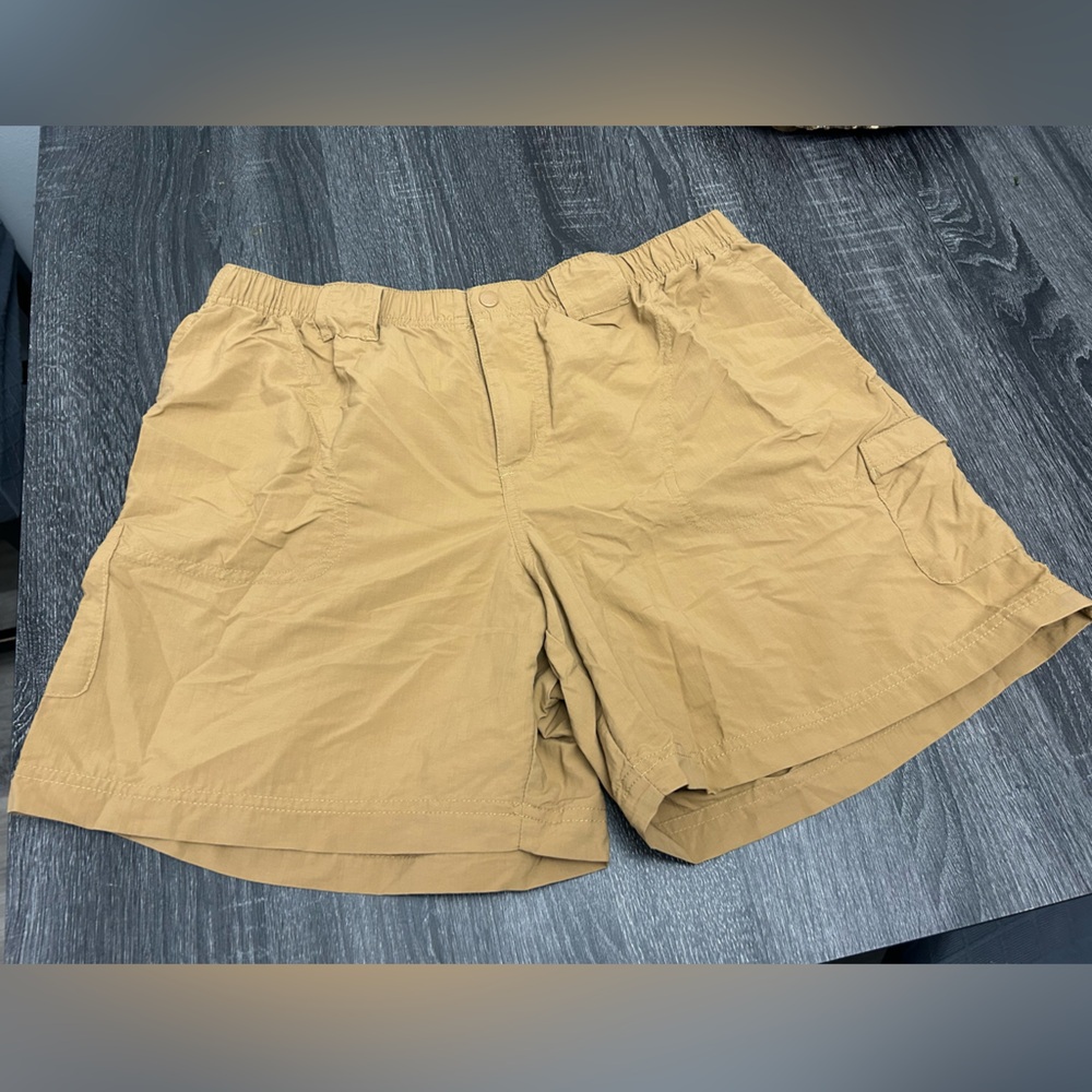 Men's Tan Athletic Shorts
